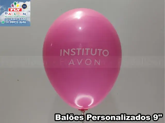 Balão personalizado para Instituto Avon