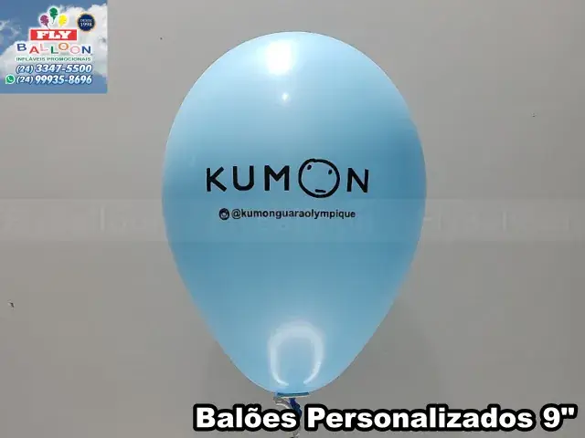 Balão personalizado para Kumon